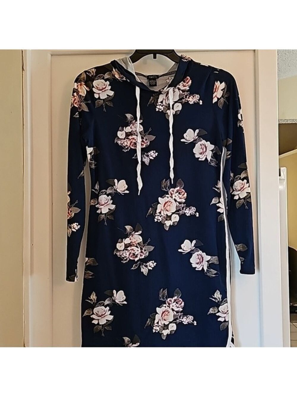 Rue21 Navy Floral Long Sleeve Dress​